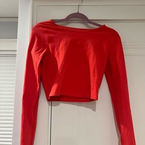 Lululemon Red Wunder Train Top